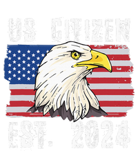 Us Citizen Est 2024 Citizenship New Usa Citizen Women's Racerback Cropped Tank