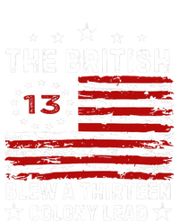 The British Blew A 13 Colony Lead Funny 4th Of July America Flag Design Zip Tote Bag