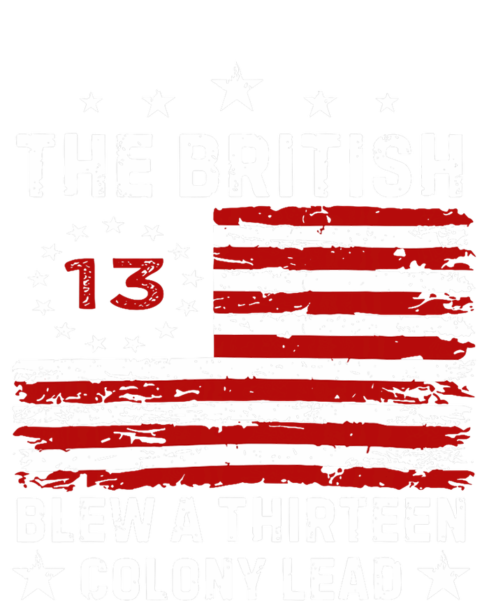 The British Blew A 13 Colony Lead Funny 4th Of July America Flag Design Zip Tote Bag