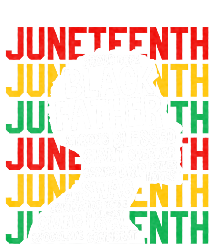 Juneteenth Proud Black Fathers Day Black History African T-Shirt