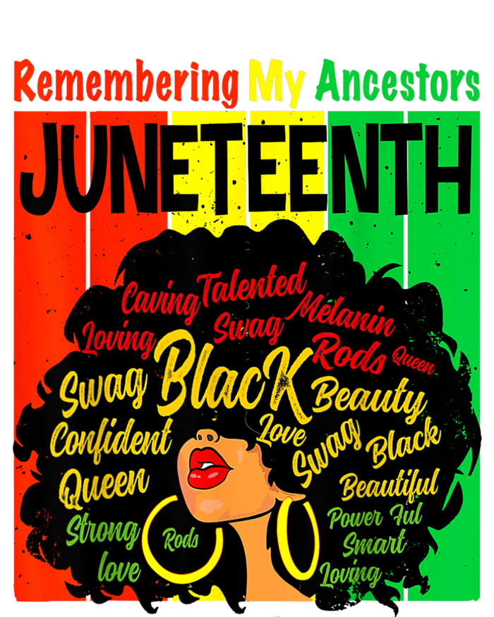 Remembering My Ancestors Juneteenth Natural Hair Black Women Softstyle Adult Sport Polo