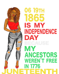 Happy Juneteenth Is My Independence Day Free Black Women Women's Flannel Pajama Set