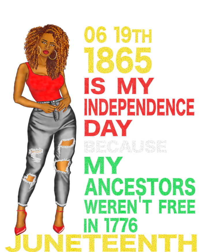 Happy Juneteenth Is My Independence Day Free Black Women Women's Flannel Pajama Set