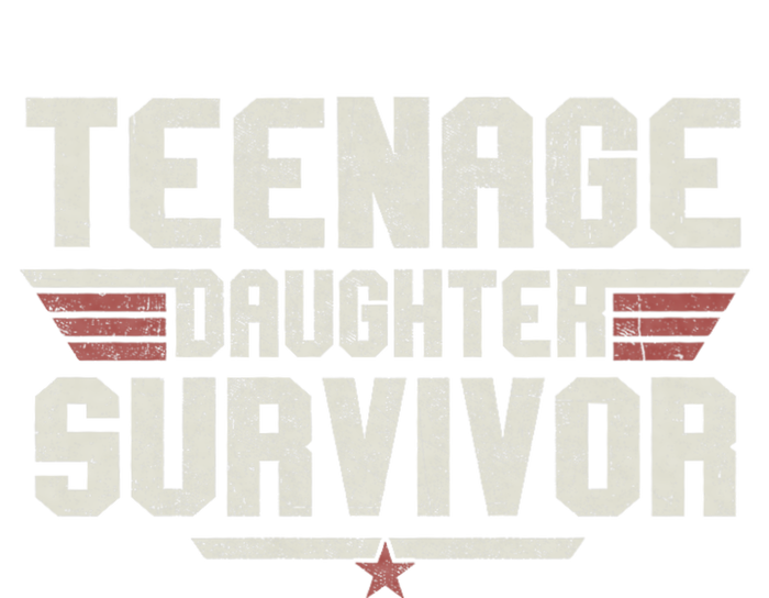 Teenage Daughter Survivor Vintage Dad Mom FatherS Day Gift T-Shirt