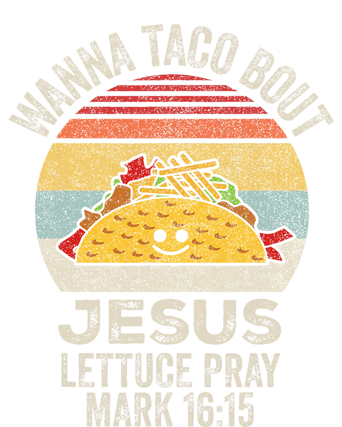 Vintage Retro Wanna Taco Bout Jesus Tote Bag