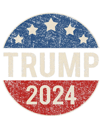 Trump 2024 Campaign Button Re Elect President Trump Kids Hoodie