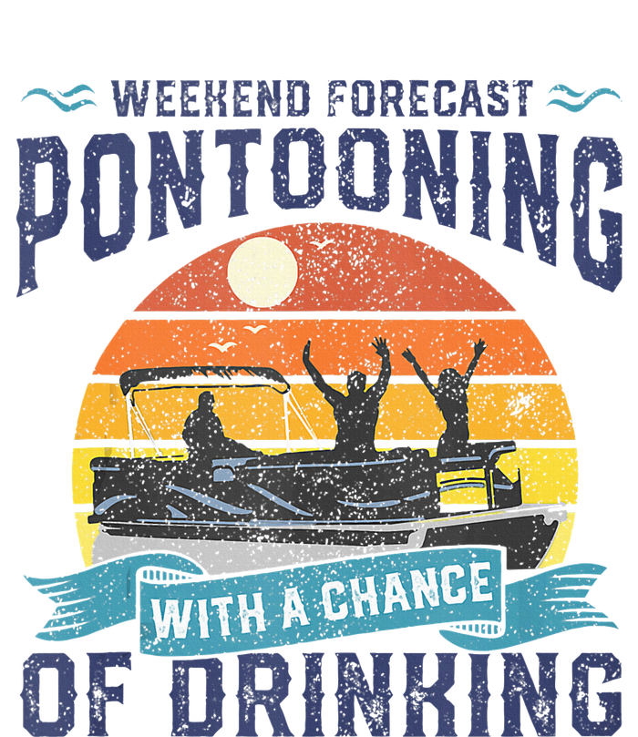 Weekend Forecast Pontooning Drinking Pontoon Boating Large Microfiber Waffle Golf Towel