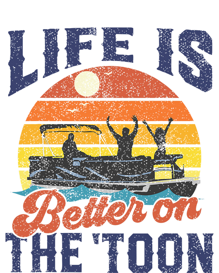 Life Is Better On The Toon Pontoon Boat Boating Long Sleeve Pajama Set