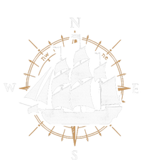 Compass Sailing Ship Boat Sailor Nautic Bumper Sticker