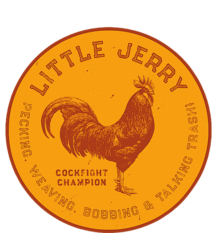 Little Jerry The Rooster Cockfight Champion 7-Panel Snapback Hat