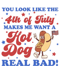 You Look Like The 4th Of July Makes Me Want A Hot Dog Real Bad 25L Jumbo Tote