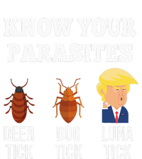 Know Your Parasites Antitrump Funny Luna Tick Resist Ladies Essential Flowy Tank