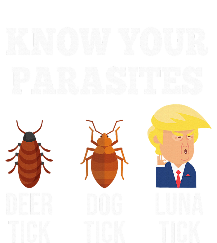 Know Your Parasites Antitrump Funny Luna Tick Resist Ladies Essential Flowy Tank