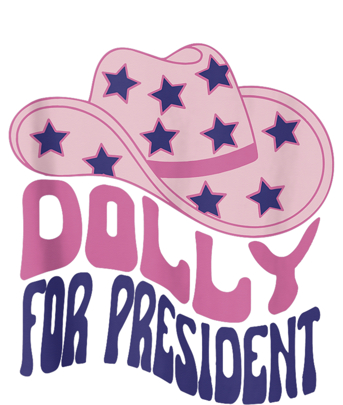 Dolly For President Personalized Dolly First Name Pink Cowboy Hat Tall T-Shirt