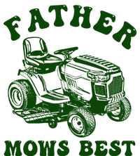 Father Mows Best Lawn Fathers Day Garment-Dyed Fleece Hoodie