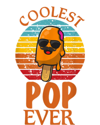 Coolest Pop Ever Popsicle Funny Retro Bomb Fathers Day Gift High Crown Mesh Back Trucker Hat