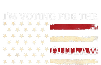 IM Voting For The Outlaw 2024 American Flag T-Shirt