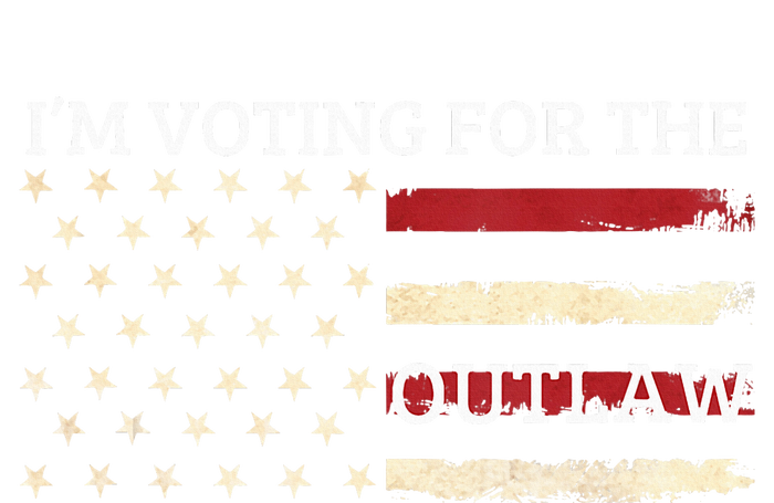 IM Voting For The Outlaw 2024 American Flag T-Shirt