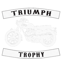 Triumph Tr6 Trophy Classic Motor Cycle Bella+Canvas Jersey Crop Tee