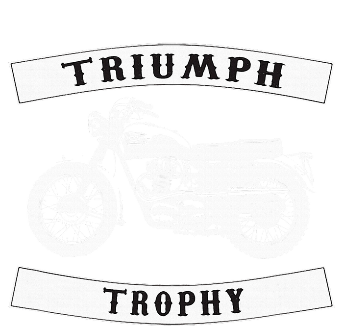 Triumph Tr6 Trophy Classic Motor Cycle Bella+Canvas Jersey Crop Tee