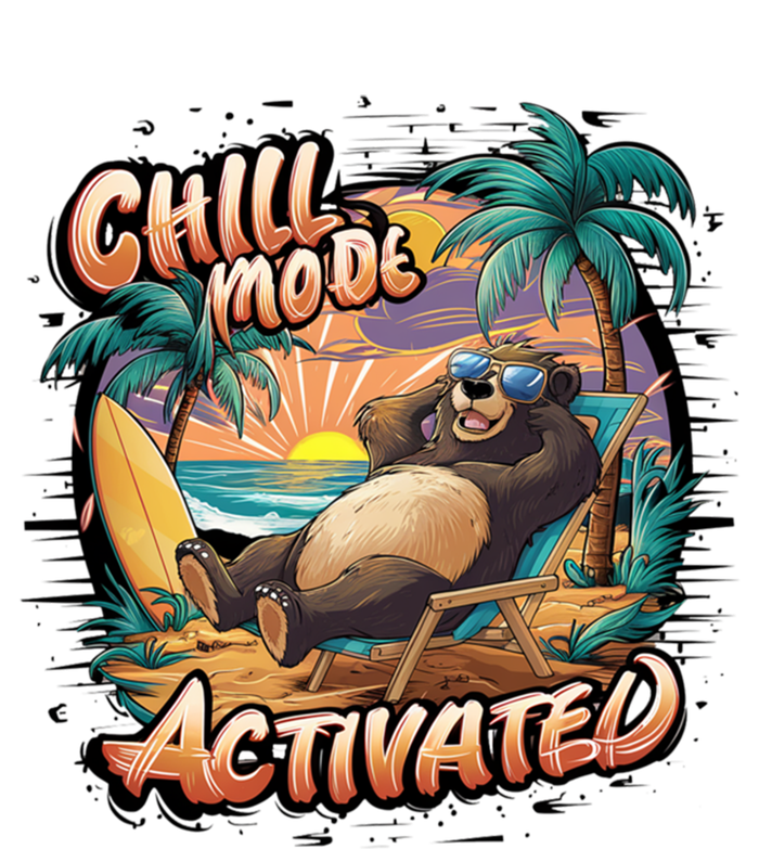 Chill Mode Activated Funny Grizzly Bear Vacay Vibes Only Gift Toddler Sweatshirt