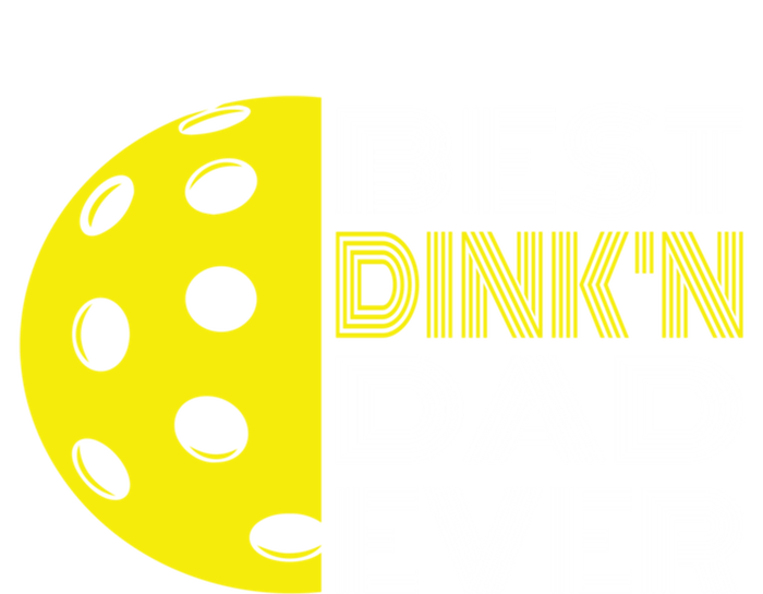 Best DinkN Dad Ever Pickleball Fun Fathers Day Cute Gift Women's V-Neck T-Shirt