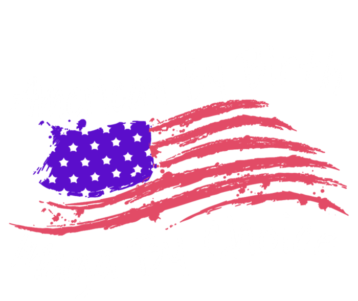 American By Birth Maga By Choice Pro Trump 2024 Us Flag Cute Gift Women's T-Shirt