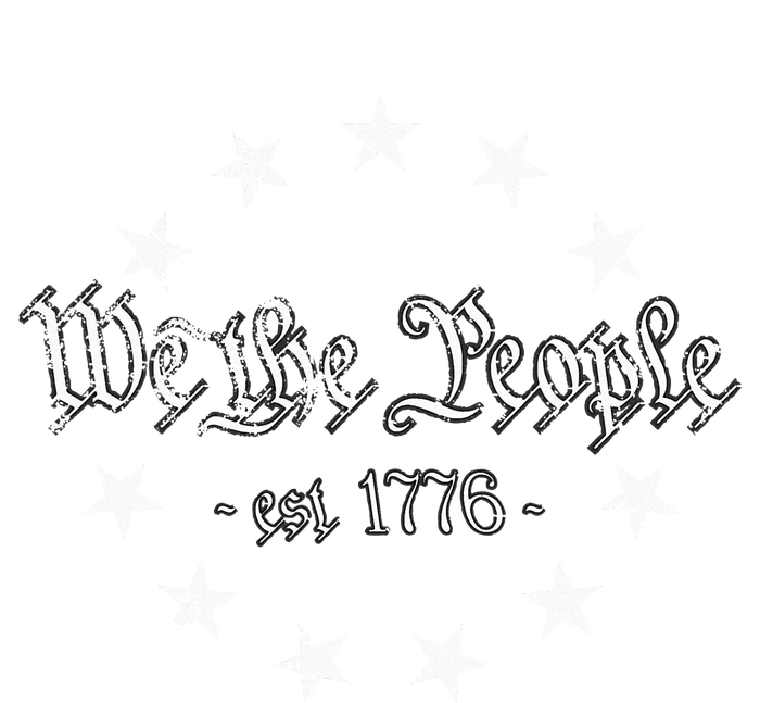 We The People Betsy Ross Flag 4th Of July Us Constitution T-Shirt