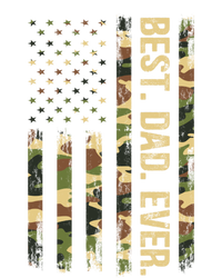 Funny Best Dad Ever American Military Camouflage Flag Gift T-Shirt