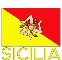 Sicilia Pallermo Triskelion Flag T-Shirt