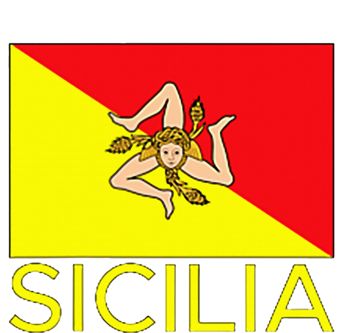 Sicilia Pallermo Triskelion Flag T-Shirt