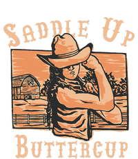 Saddle Up Buttercup Rodeo Girl Cowgirl Cowboy Striped Beanie with Solid Band