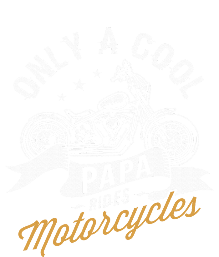 Only A Cool Papa Rides Motorcycles Sustainable Bucket Hat