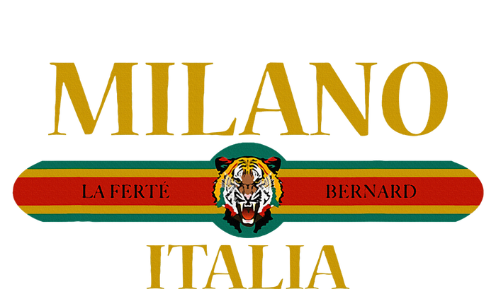 Milano Italia Fashion Tiger Face Milan Italy Sweatshirt Cinch Pack Bag