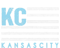 Kc Usa Flag Kansas City Blue & Light Blue Kc Usa Long Sleeve Pajama Set