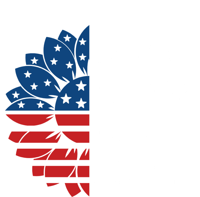 Funny Fathers Day For Dad Grandpa Dada Daddy Dad Bruh Flag Gift Women's Tri-Blend 3/4-Sleeve Raglan Shirt