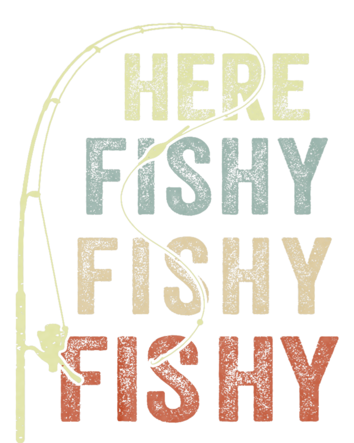 Fishing Here Fishy Funny FatherS Day Drawstring Bag