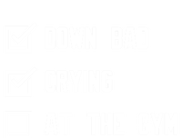 Down Bad Crying At The Gym Gift Full Zip Hoodie