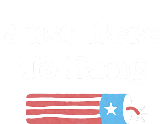 Just Here To Bang 4th Of July Usa American Flag Kids Sweatshirt