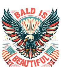 Bald Is Beautiful 4th Of July Independence Day America Eagle T-Shirt