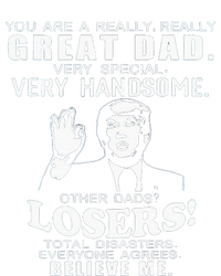 Vintage You Are A Great Great Dad Support Trump FatherS Day Premium T-Shirt