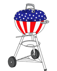 Usa Charcoal Kettle Grill July 4th Grill Sustainable Beanie