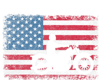 American Flag Biker Motorcycle Usa Flag 4th Of July T-Shirt