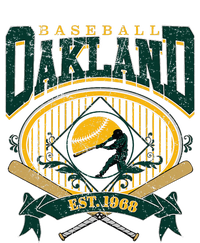 Oakland Baseball Home Plate & Bat Script Fan T-Shirt