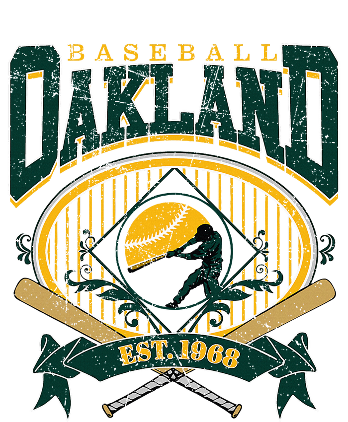 Oakland Baseball Home Plate & Bat Script Fan T-Shirt