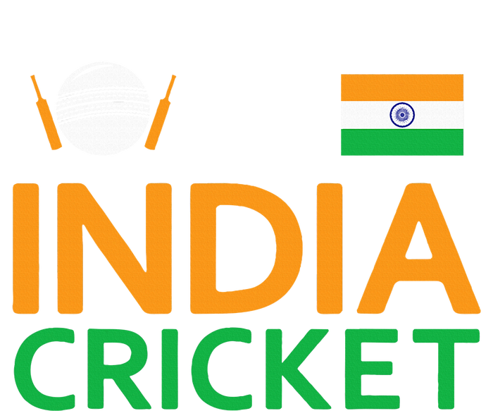 Indian Flag Cricket Player Sports Fan T-Shirt