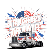 Donald Trump 2024 Truckers Patriotic Political Support Humor Cute Gift Long Sleeve Shirt