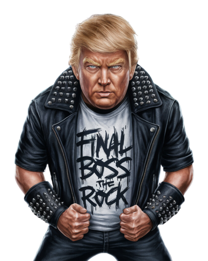 Final Boss Rock Music Wanted Donald Trump 2024 45 47 Electio Meaningful Gift T-Shirt