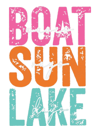 Boat Waves Sun Rays Lake Days T-Shirt