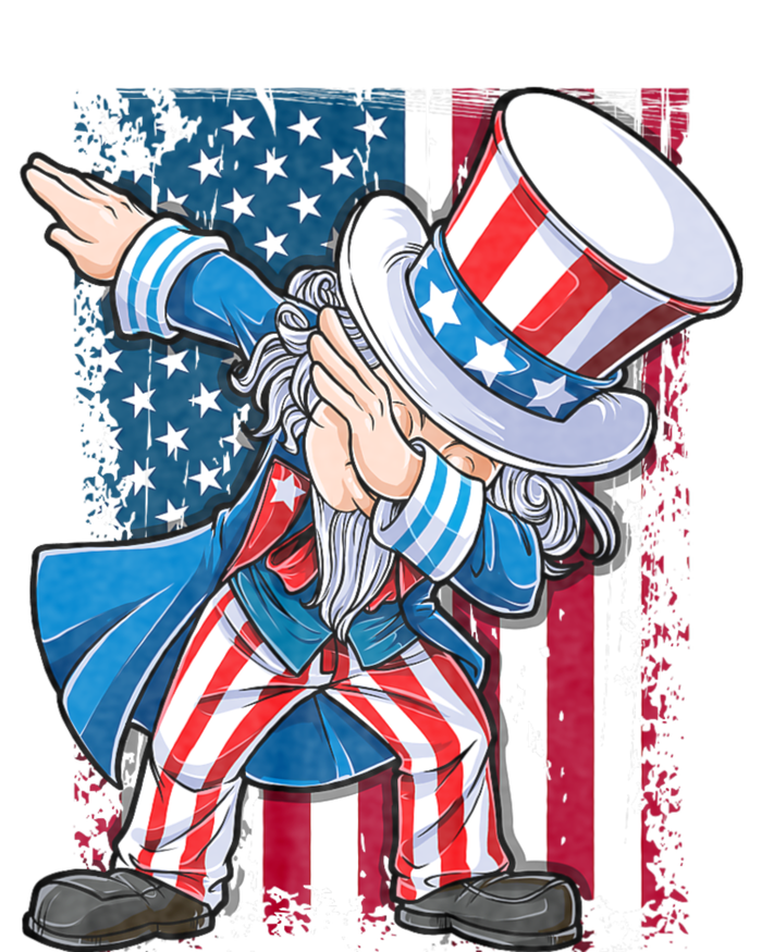 Dabbing Uncle Sam 4th Of July Usa Flag T-Shirt